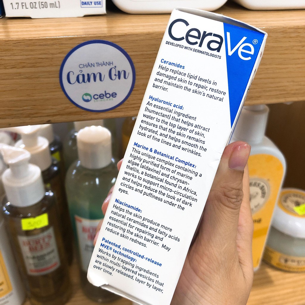 Kem dưỡng mắt CeraVe Eye Repair Cream (14.2g)