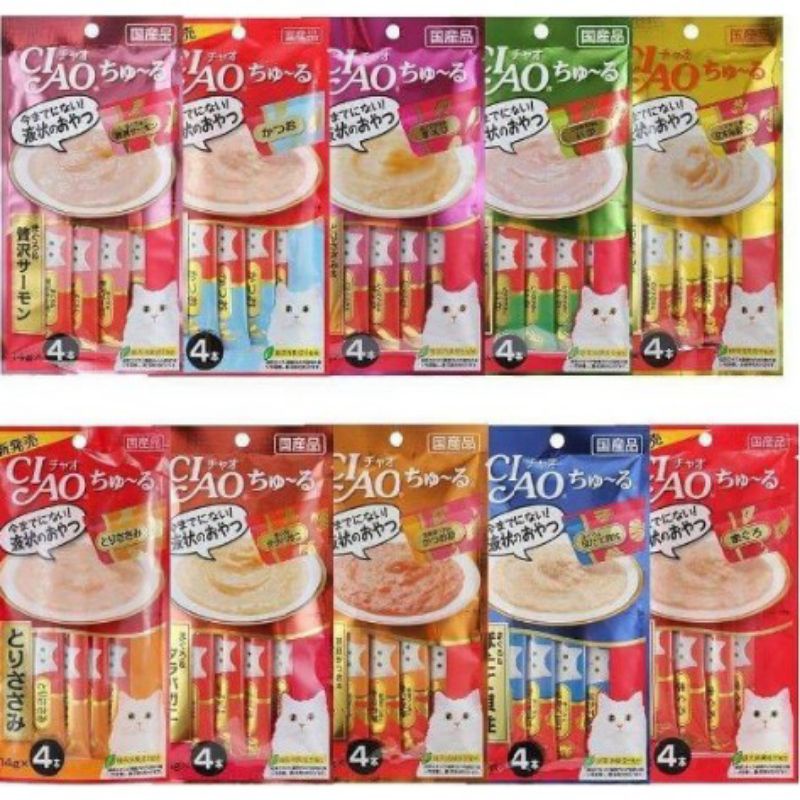 ⚡Ship liền trong ngày⚡Tân Bình_ Súp thưởng Ciao cho mèo -Katy Shop