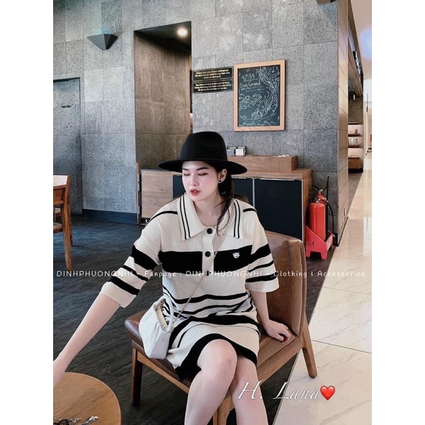 VÁY SUÔNG LEN MÈO THÊU