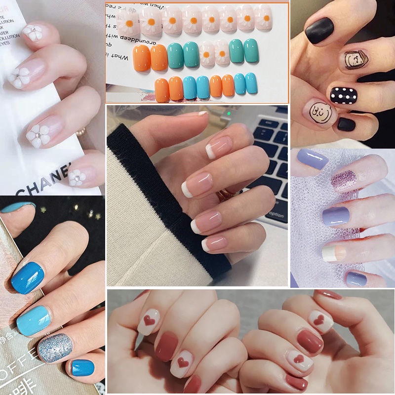 Set 24 Móng Tay Giả Trang Trí Nghệ Thuật Phong Cách các mẫu từ R021 - R040 Anta Nail