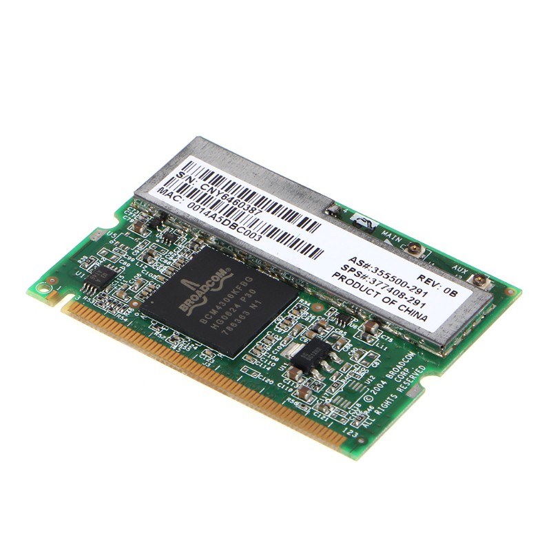 Card Wifi Mini Pci 2.4ghz Bcm4306 B Cm4306