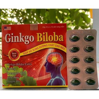 Hoạt huyết dưỡng não Ginkgo Biloba 240mg Hộp 100 viên