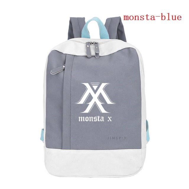 new wanna one bts exo monsta X backpack school bags balo thời trang Cặp đi học