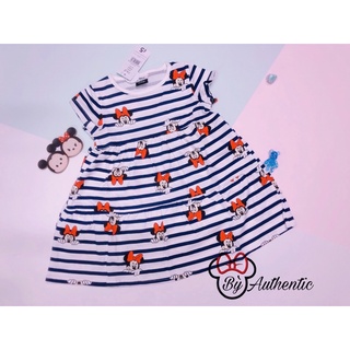 Đầm sọc xanh v hoạ tiết hình mickey cho bé gái siu xinh 🎀
