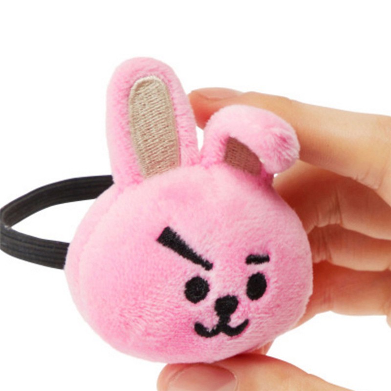 Dây cột tóc kiểu dáng hoạt hình dễ thương cho fan BTS