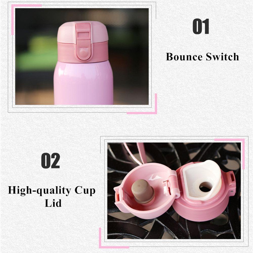 Mini Bình Bằng Thép Không Gỉ Cách Nhiệt Cà Phê Mờ Hút Chân Không Thiết Kế Mới Nhất Cốc Tập Uống 200Ml Cách Nhiệt Nước Nước Dễ Thương Cup sinh Viên Flowerdance