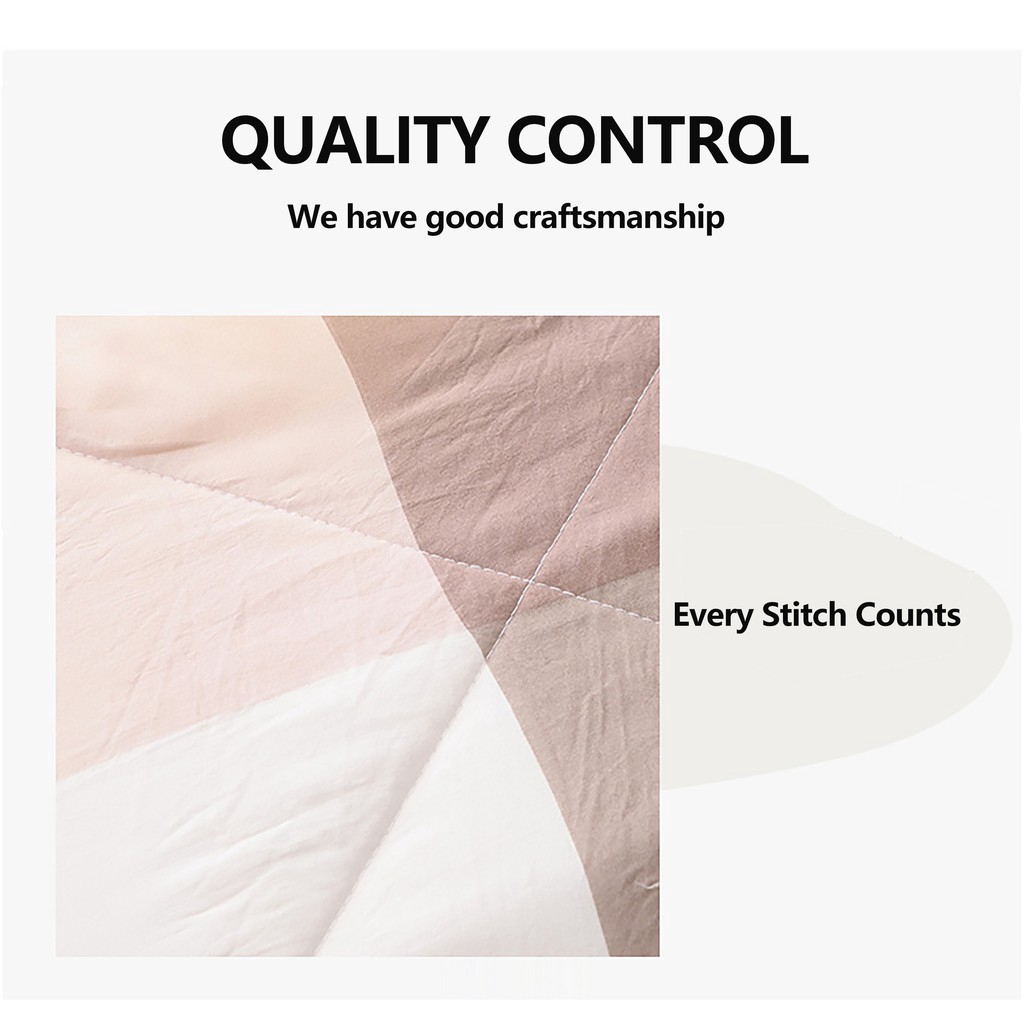Washed Cotton Comforter Quilt Soft Blanket Single&amp;Queen Duvet