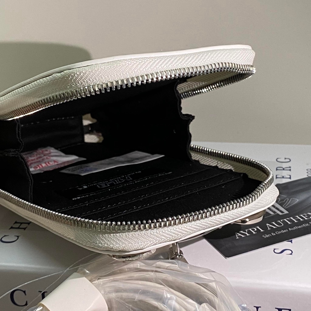 TÚI MLB MINI NECK POUCH NEW YORK YANKEES WHITE