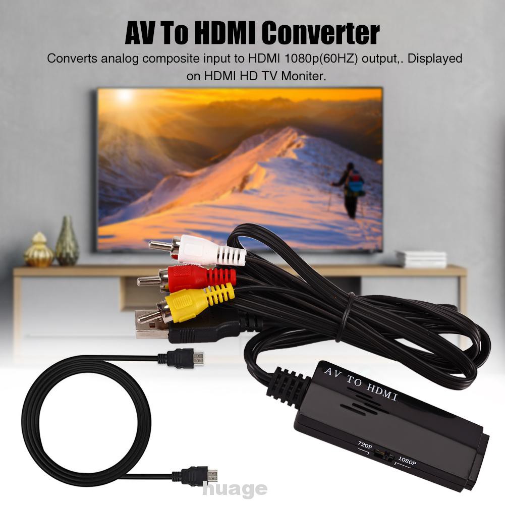 Bộ Chuyển Đổi Tín Hiệu Máy Ảnh 1080p Av Sang Hdmi