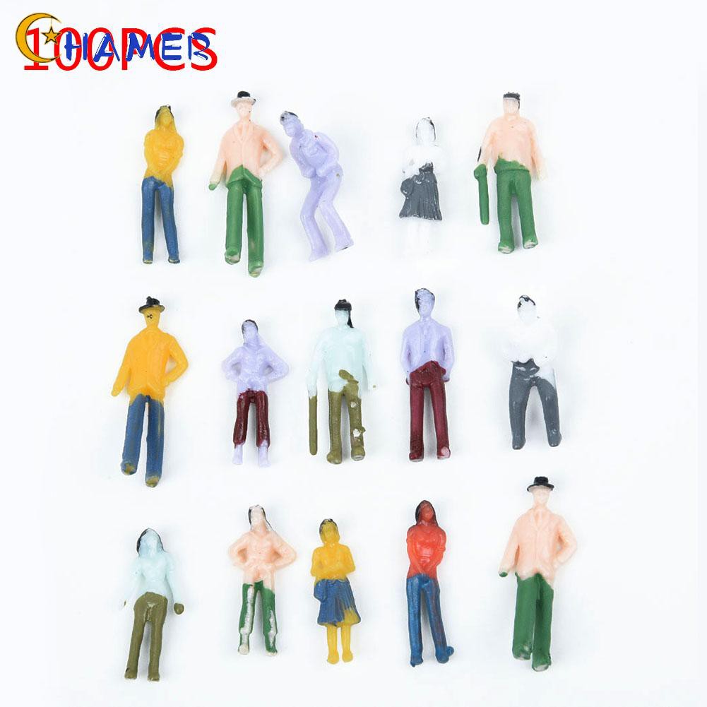 Set 25 / 100 Mô Hình Người Mini Trang Trí Tiểu Cảnh