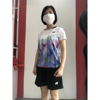 Áo cầu lông nữ Yonex 2006 (đen - trắng)