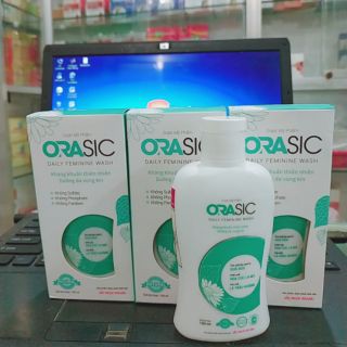 Dung Dịch Vệ Sinh Phụ Nữ Trầu Không ORASIC 200ml - Nước Rửa Vùng Kín hằng ngày khử mùi hôi hương thơm nhẹ nhàng dưỡng ẩm