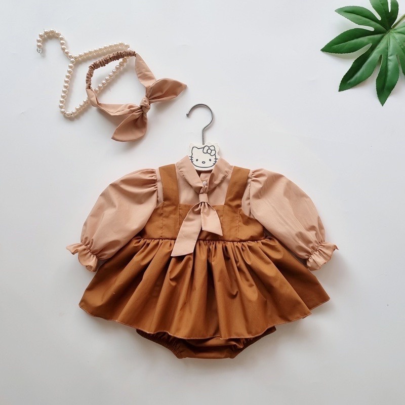 Váy body kèm băng đô