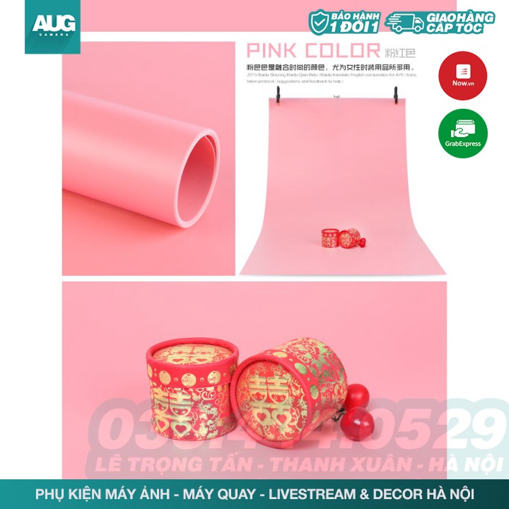 Phông nền nhựa PVC trơn treo giá khung chụp ảnh sản phẩm  hàn quốc instagram giấy PVC nhiệt - AUG Camera Hà nội