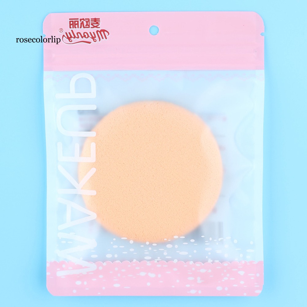 [Hàng mới về] Bộ 5 mút xốp tròn mềm đường kính 7.5cm dùng để dặm phấn kem trang điểm nền | BigBuy360 - bigbuy360.vn