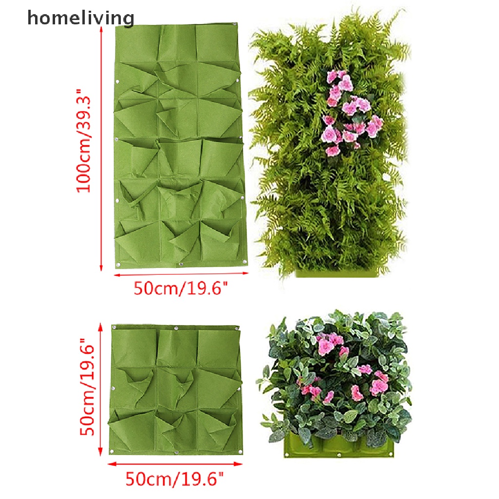 Túi Đựng Chậu Hoa Treo Tường Dạng Đứng Tiện Lợi Dành Cho Vườn Nhà