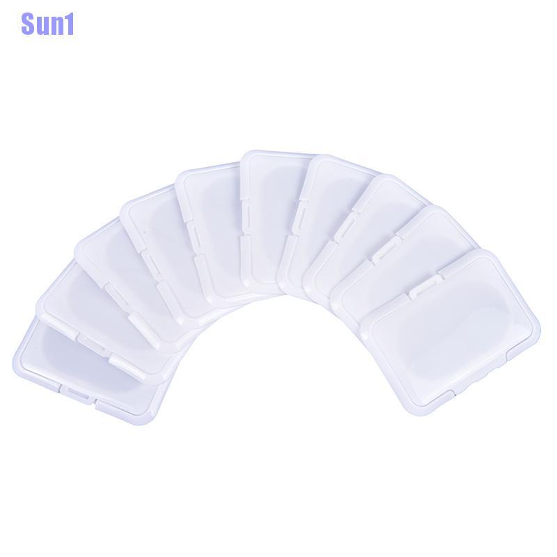 Bộ 10 Hộp Đựng Khăn Giấy Ướt Có Nắp Tiện Dụng
