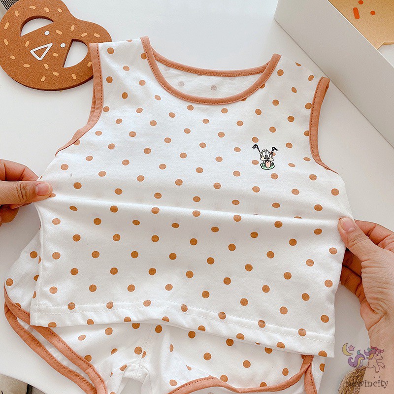 Set Áo Thun Ba Lỗ + Quần Short Thoải Mái Thời Trang Cho Bé