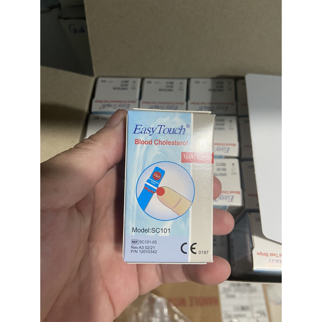 ✅ Que Thử Cholesterol- Easy Touch, Thử Mỡ Máu -VT0751 | Y Tế Vạn Thành