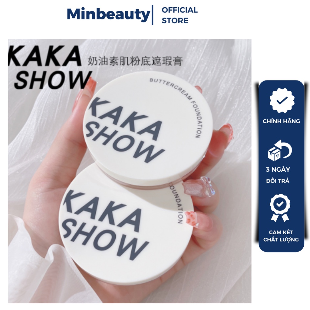 Phấn Tươi Kakashow che khuyết điểm trắng sáng không thấm nước Minbeauty