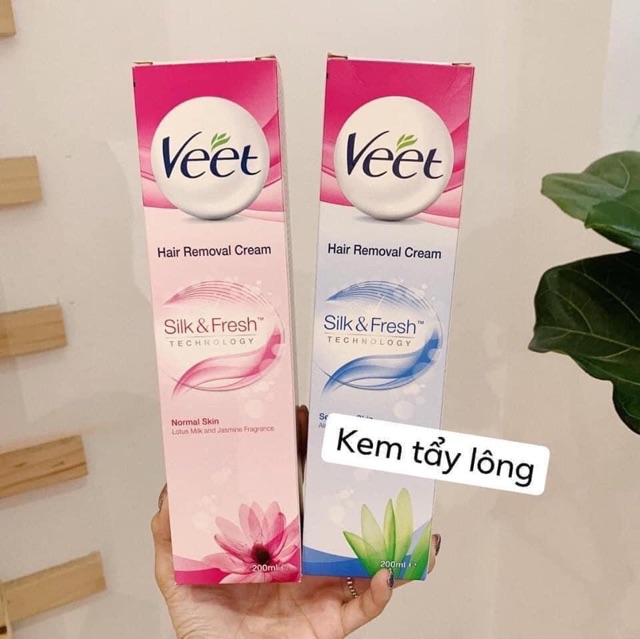 KEM TẨY LÔNG VEET FRESH AND SILKY PHÁP