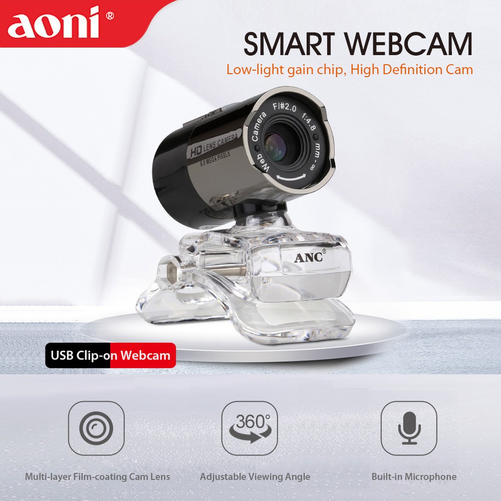 Ready stock Webcam Kẹp Máy Tính Tiện Lợi