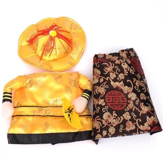 Áo cho thú cưng - hàng sẵn - áo cho chó mèo tết cosplay bộ hoàng thượng cho chó mèo hatn