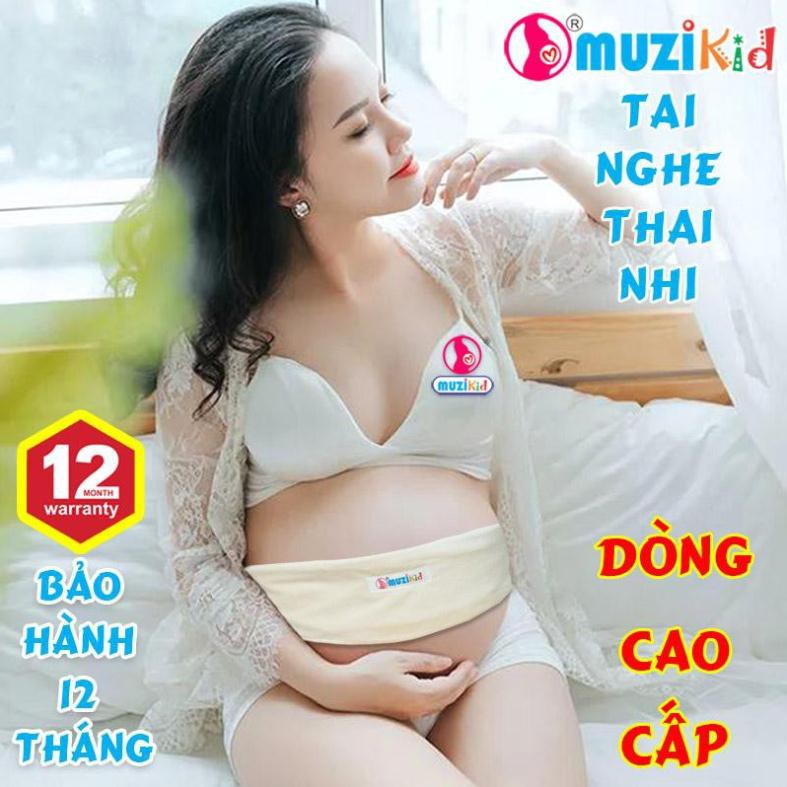 Tai nghe bà bầu thai giáo cho bé Muzikid hàng chính hãng cao cấp an toàn cho mẹ và bé thời trang Meemom