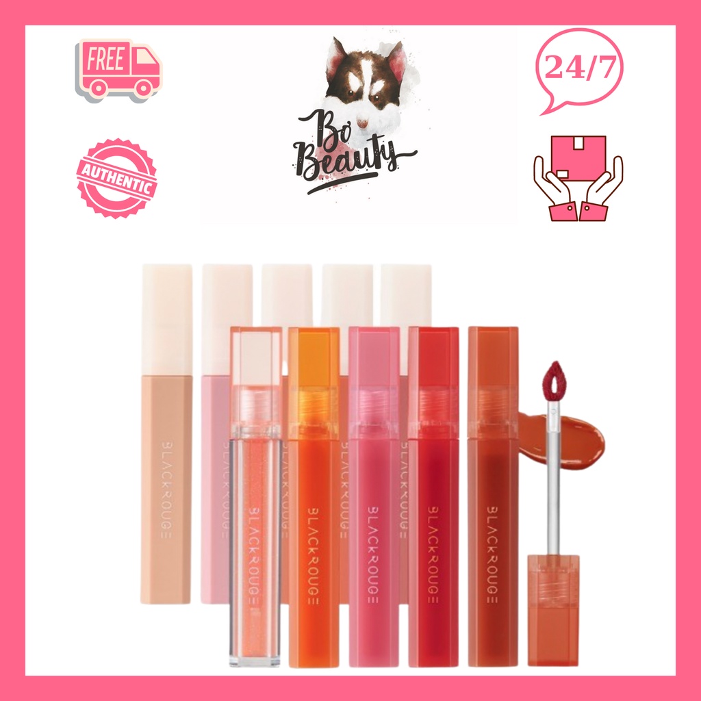 Son Bóng Black Rouge Water Glow Tint HG08 Hazenut Syrup