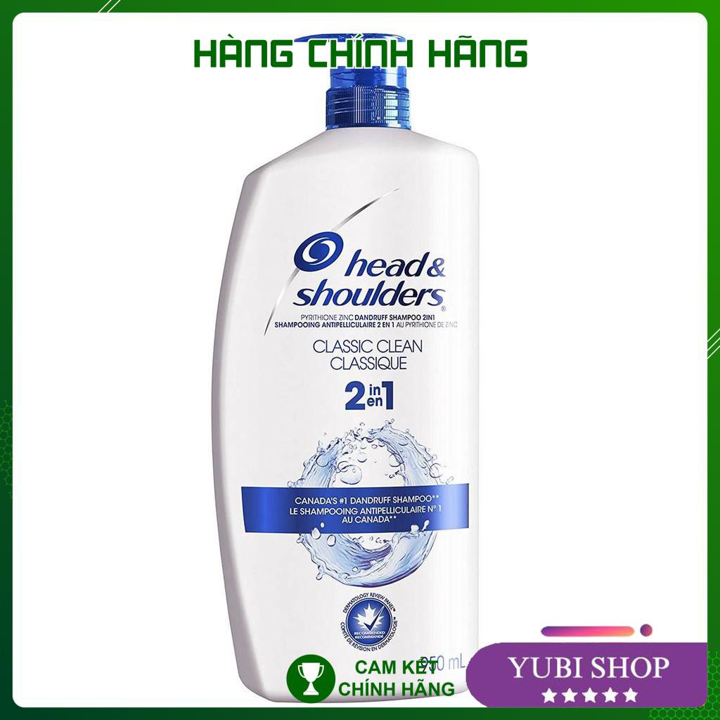 [HÀNG AUTH] DẦU GỘI HEAD AND SHOULDER 2 IN 1 - MỸ - DẦU GỘI XẢ HEAD &amp; SHOULDER CLASSIC CLEAN 2 IN1 950ML  - Hot