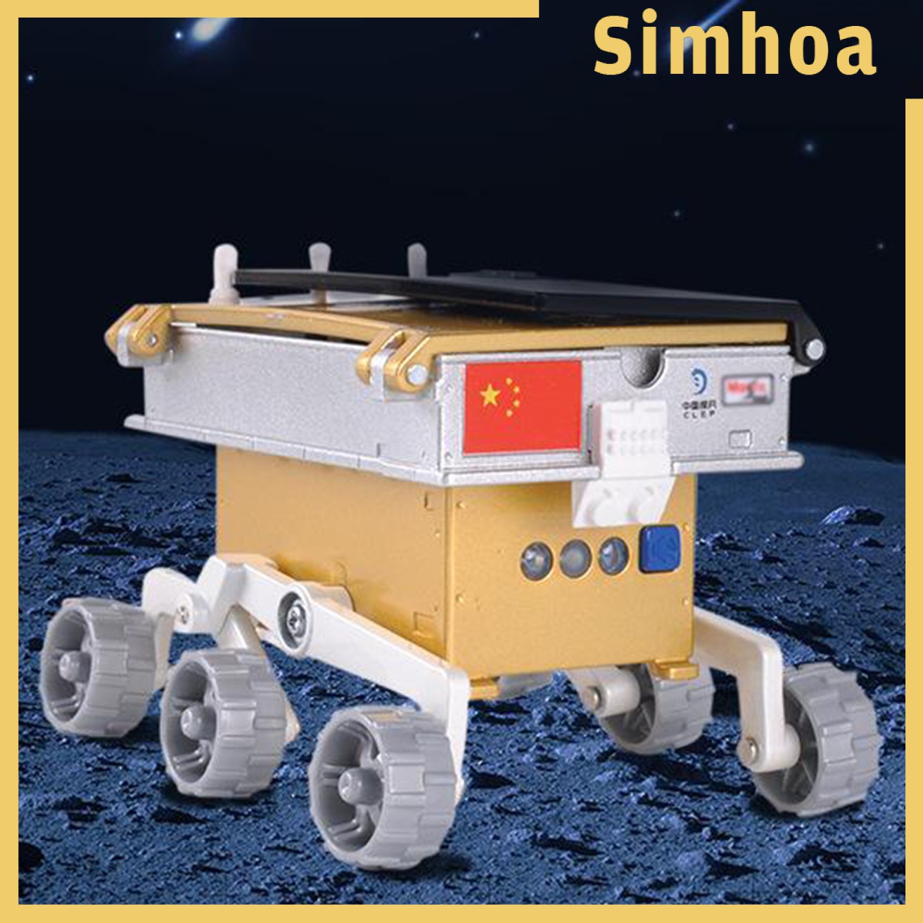 Mô Hình Xe Lunar Rover 3d Tỉ Lệ 1 / 16 Bằng Kim Loại