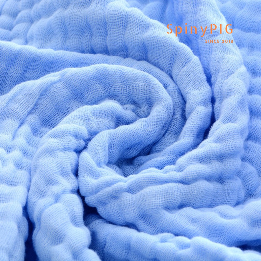 Khăn xô tắm cho bé 6 lớp 110x110cm 100% cotton đa năng siêu mềm &amp; siêu thấm 5 màu