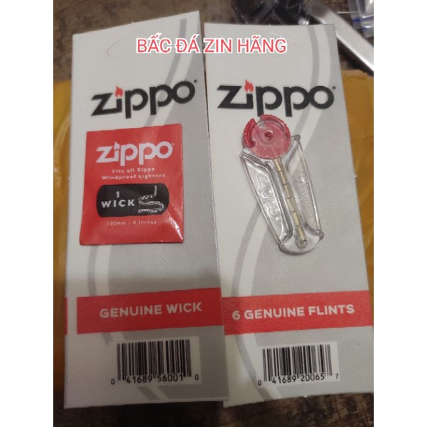 Combo bấc đá zin hãng Zippo. sử dụng cho bật lửa Zippo, Zorro hoặc xăng đá các loại