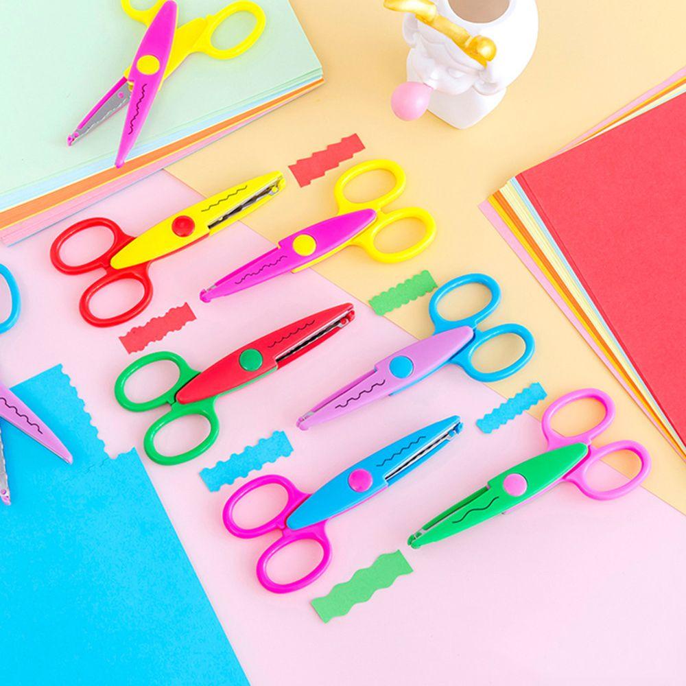 Kéo Cắt Giấy Thủ Công DIY Tiện Dụng Cho Bé