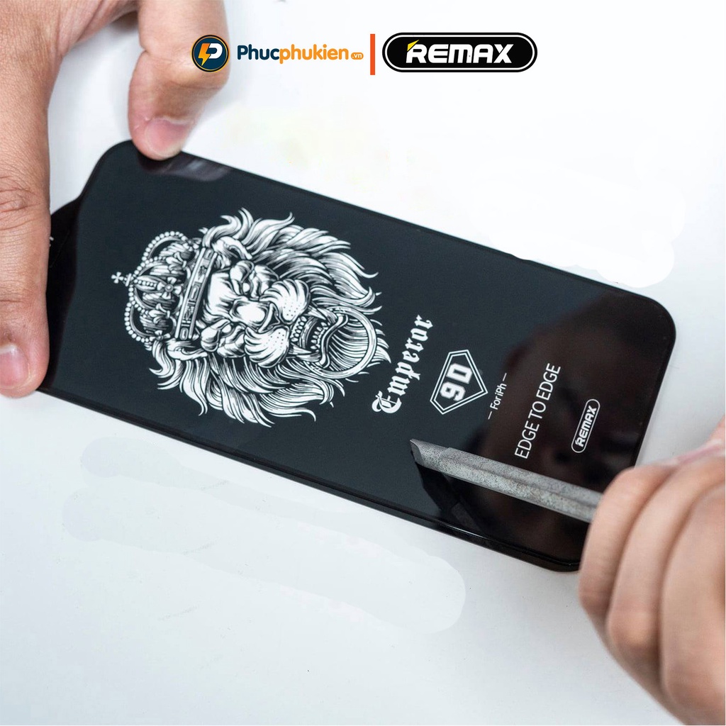 Kính cường lực 9D full màn chính hãng Remax dành cho iP X đến 13 pro max Phúc Phụ Kiện
