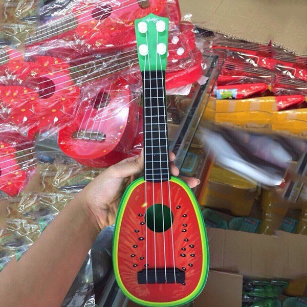 Đàn Ukulele Mini Trái Cây cho bé  - Đàn hoa quả - Đàn dưa hấu