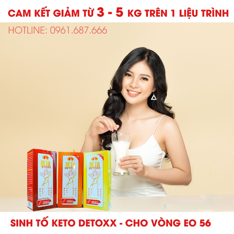 Sinh tố giảm cân Keto Detox - Giảm nhanh 3-4 cân sau 1 tuần - Tốt cho sức khỏe