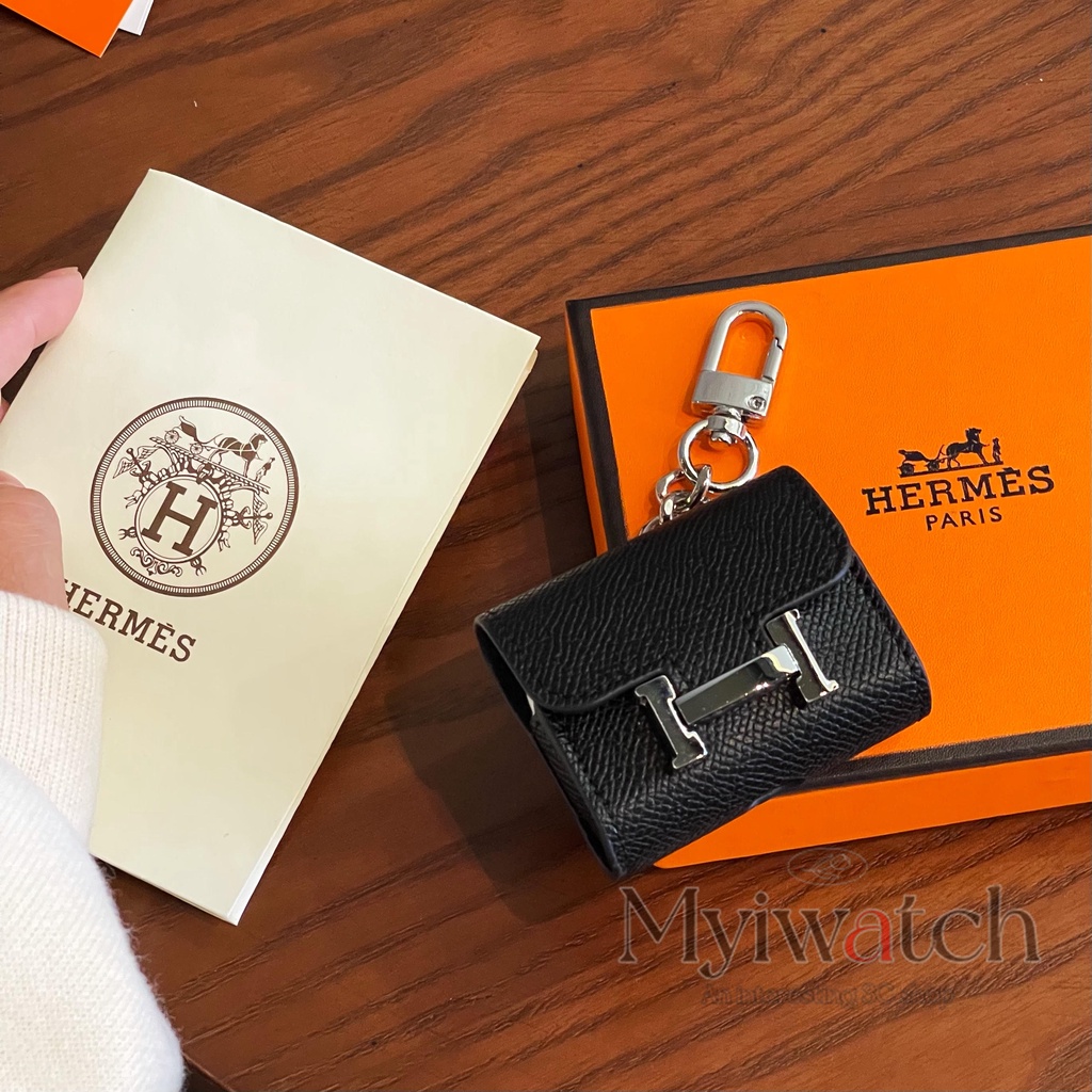 Vỏ Bảo Vệ Hộp Sạc Tai Nghe airpods 1 2 3rd pro 2 pro 2 3 Bằng Da Màu Kẹo Ngọt Có Móc Kim Loại Chống Rơi Ốp