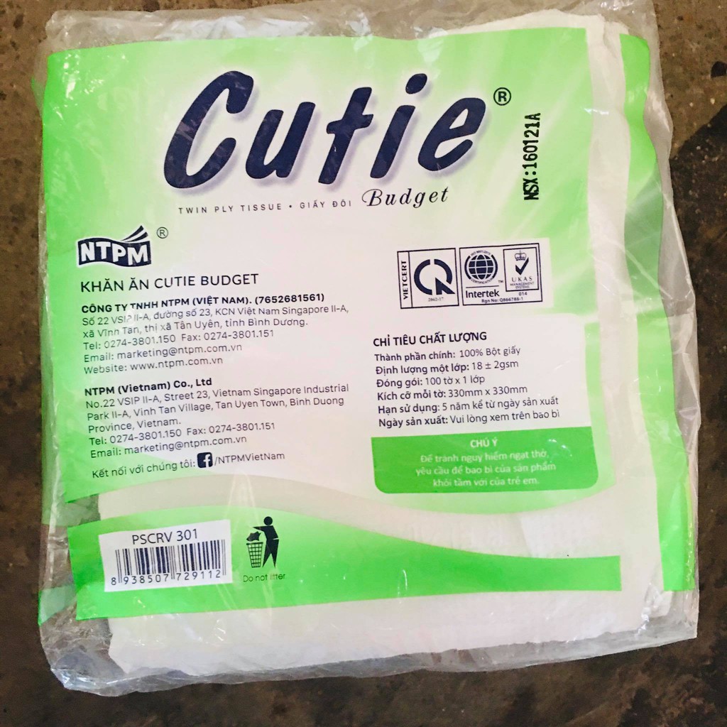 Giấy Rút Quán Ăn 100 tờ [THKN77]