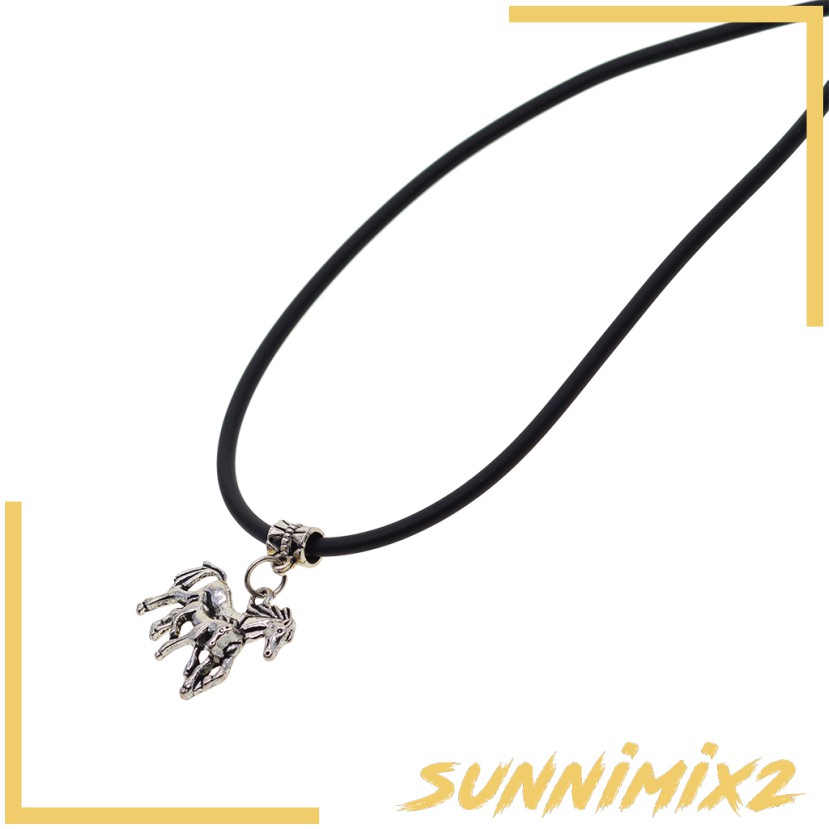 Dây Chuyền Cao Su Màu Đen 45cm Sunnimix2