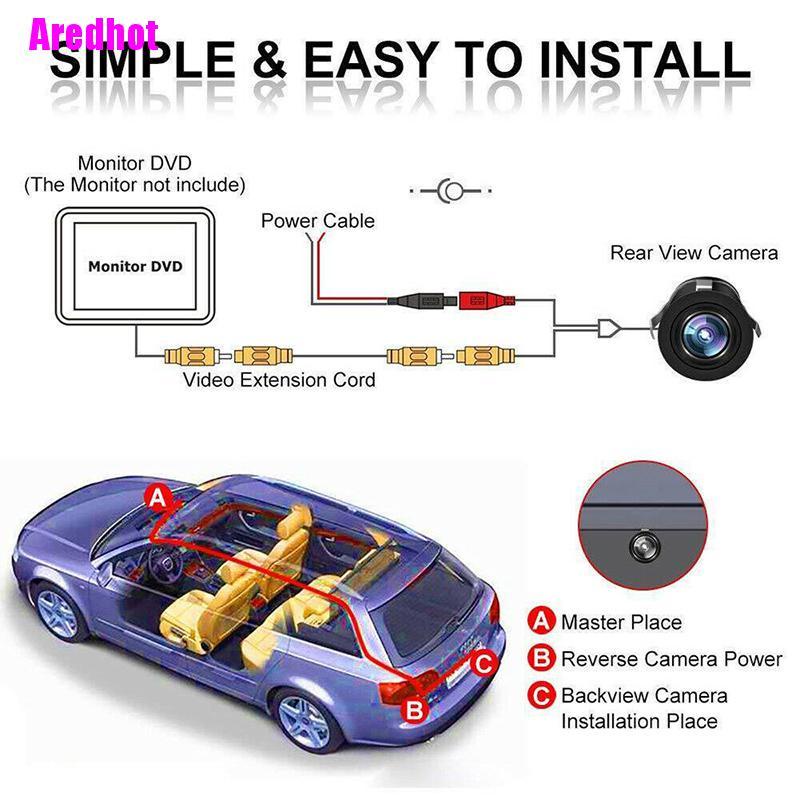 Camera lùi xe chống nước DC12V 170 CCD | BigBuy360 - bigbuy360.vn