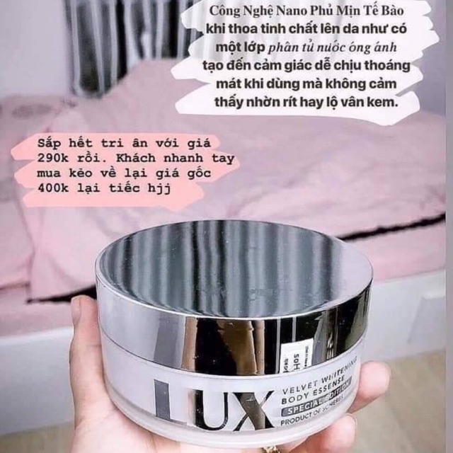 [ Chính hãng 100%] Kem body LUX trắng da, chống nắng - soHERs