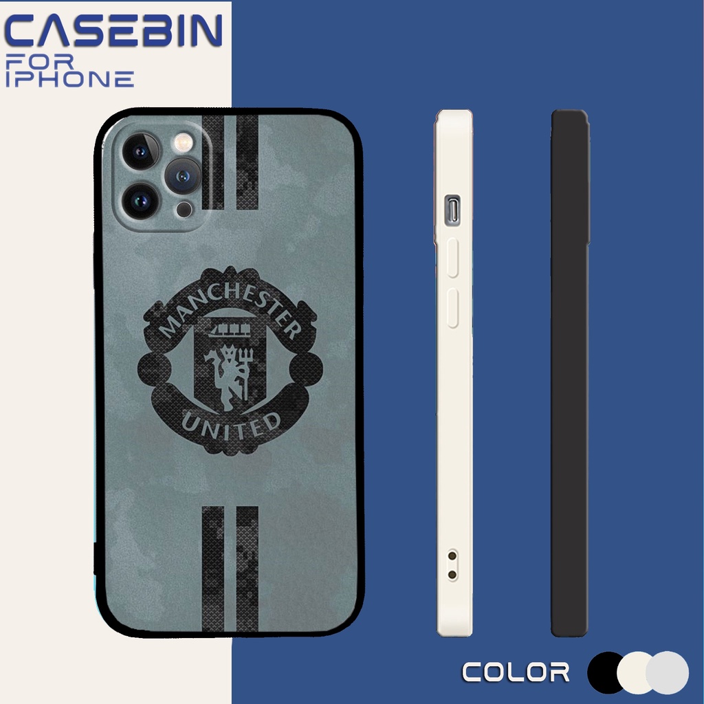 Ốp di động logo bất tử MU may Iphone 6 6s 7 7s 8 SE X XR XS 11 12 13 Plus Pro Promax MUT2200044