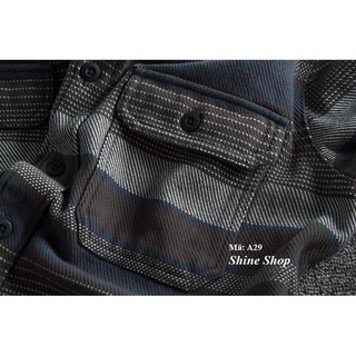 Áo sơ mi Flannel kẻ caro siêu chất