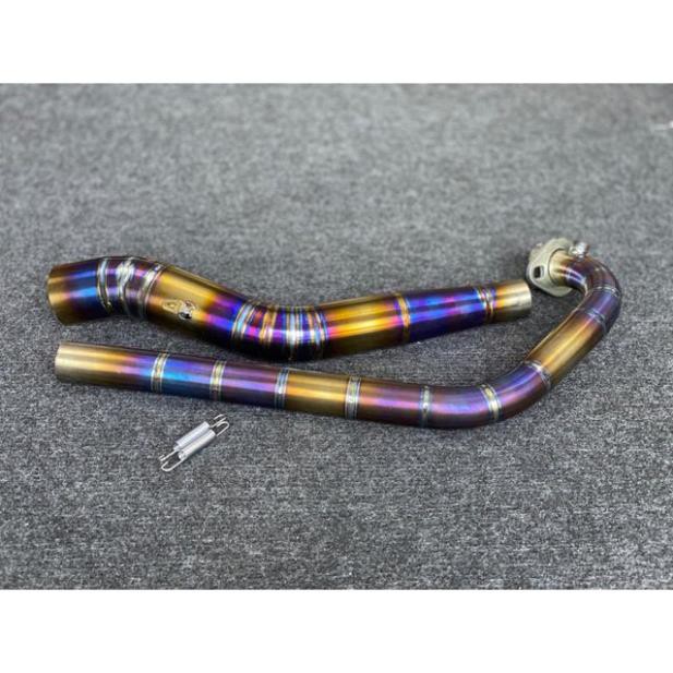 Cổ Pô Titan 2 Khúc gắn Pô Lon dành cho các dòng xe Wave Sirius Winer Sonic Raider Satria Exciter