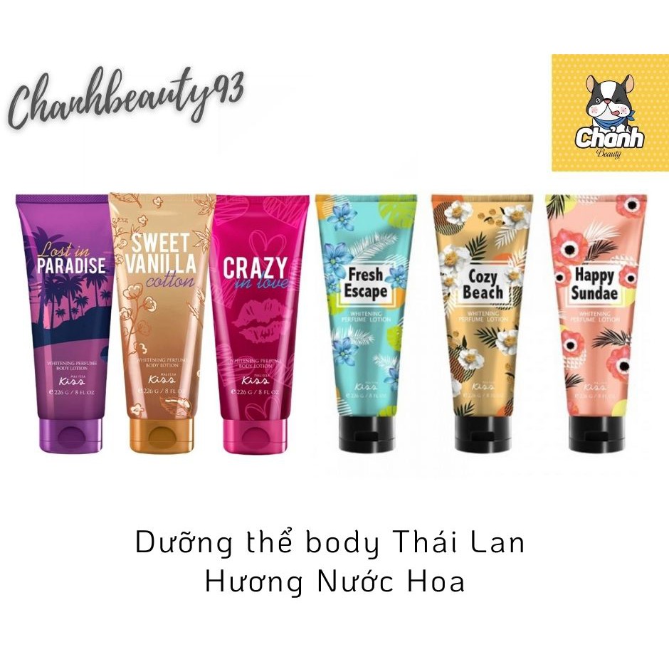 [Mã SKAMSALEP6 giảm 10% tối đa 100K đơn 150K] Sữa Dưỡng Thể Malissa Kiss Sáng Da