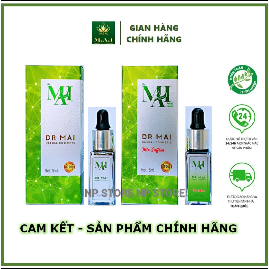 Dr Mai, serum sạch mụn chiết xuất 100% từ thiên nhiên, giúp đánh bay mụn sạch thâm