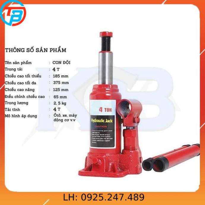 KÍCH THỦY LỰC [ 4 TẤN ] CÁP THÉP Thái Bình VinàN