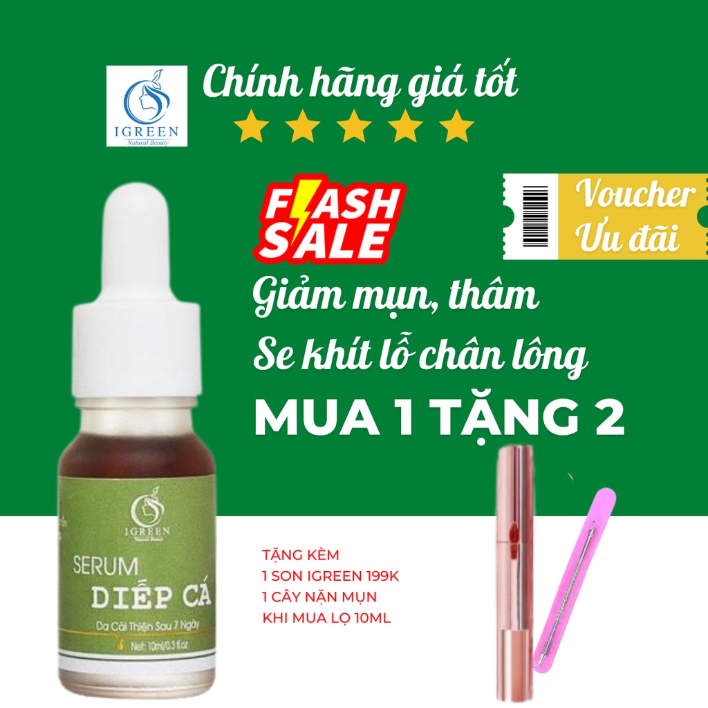 GIẢM MỤN, THÂM, SE KHÍT LỖ CHÂN LÔNG cải thiện da sau 7 ngày