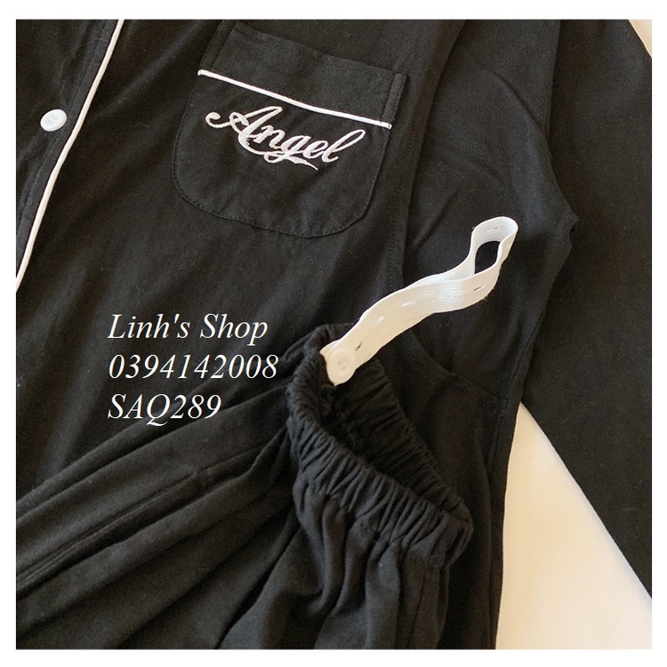 Bộ Bầu Dài Tay Sau Sinh Ở Cữ-SAQ289 Chất Dày Dặn Mặc Thu Đông cho bé bú ti